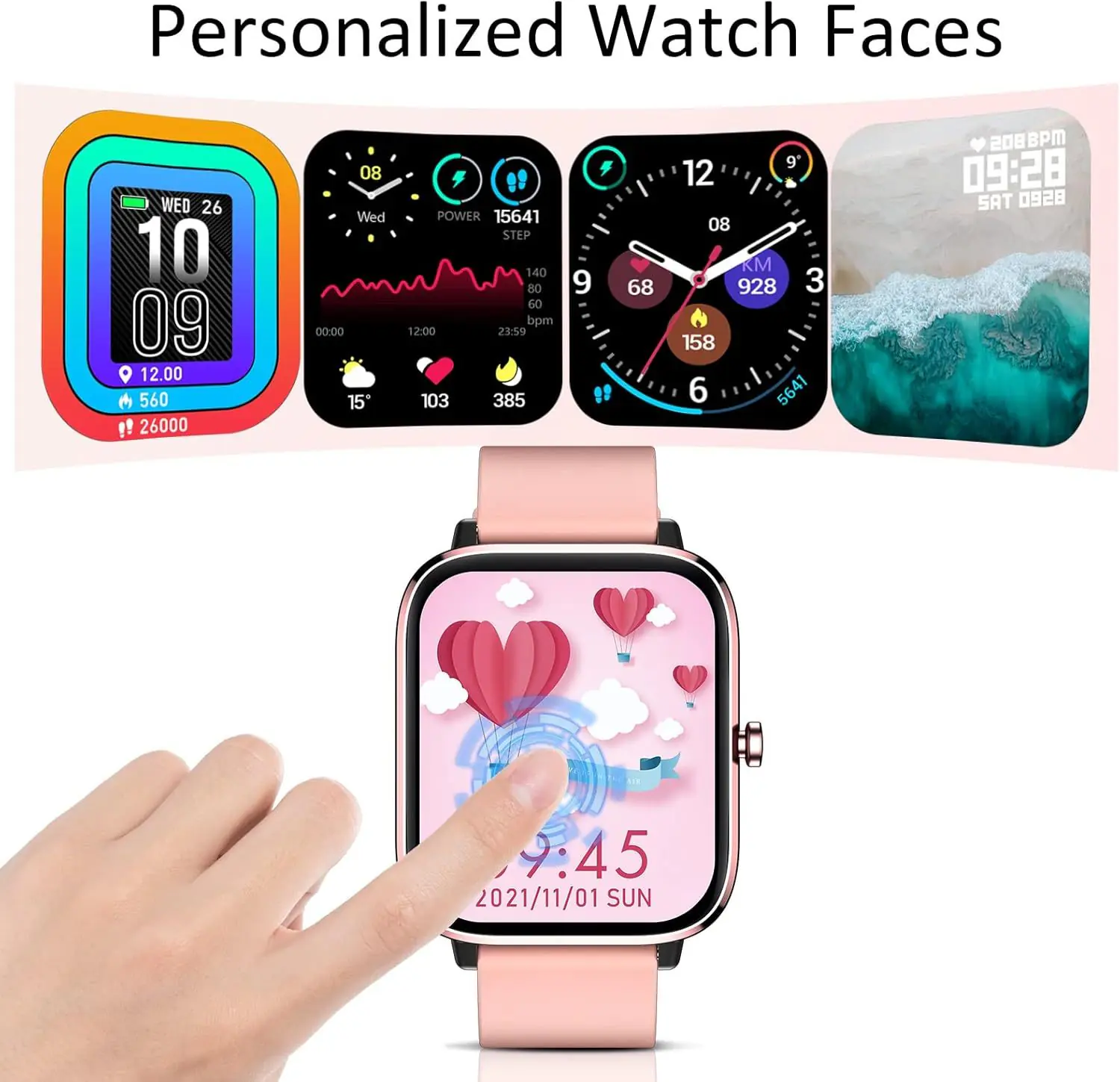 New Smartwatches Now On Sale, Featuring Message Alerts, Call Answering, Health Monitoring, Activity Tracking, Notification Reminders, And Fitness Functions.Not Waterproof - Image 6