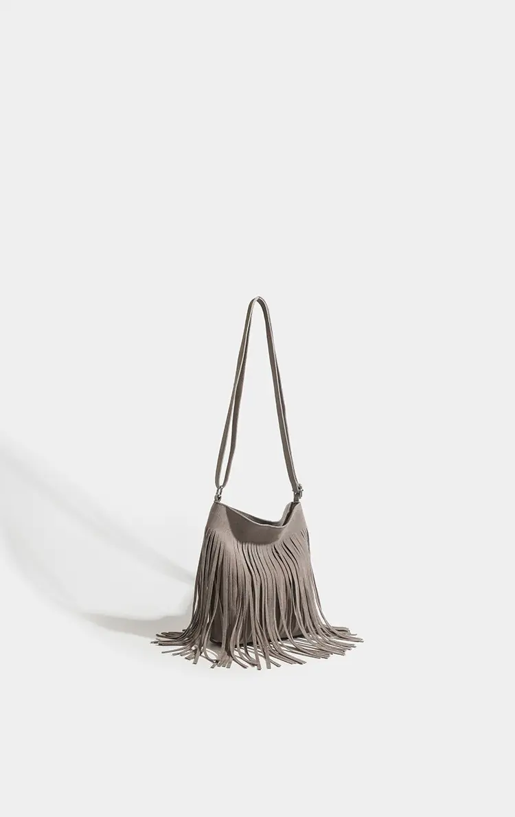 Artistic Tassel Simple And Popular Shoulder Bag - 图片 10