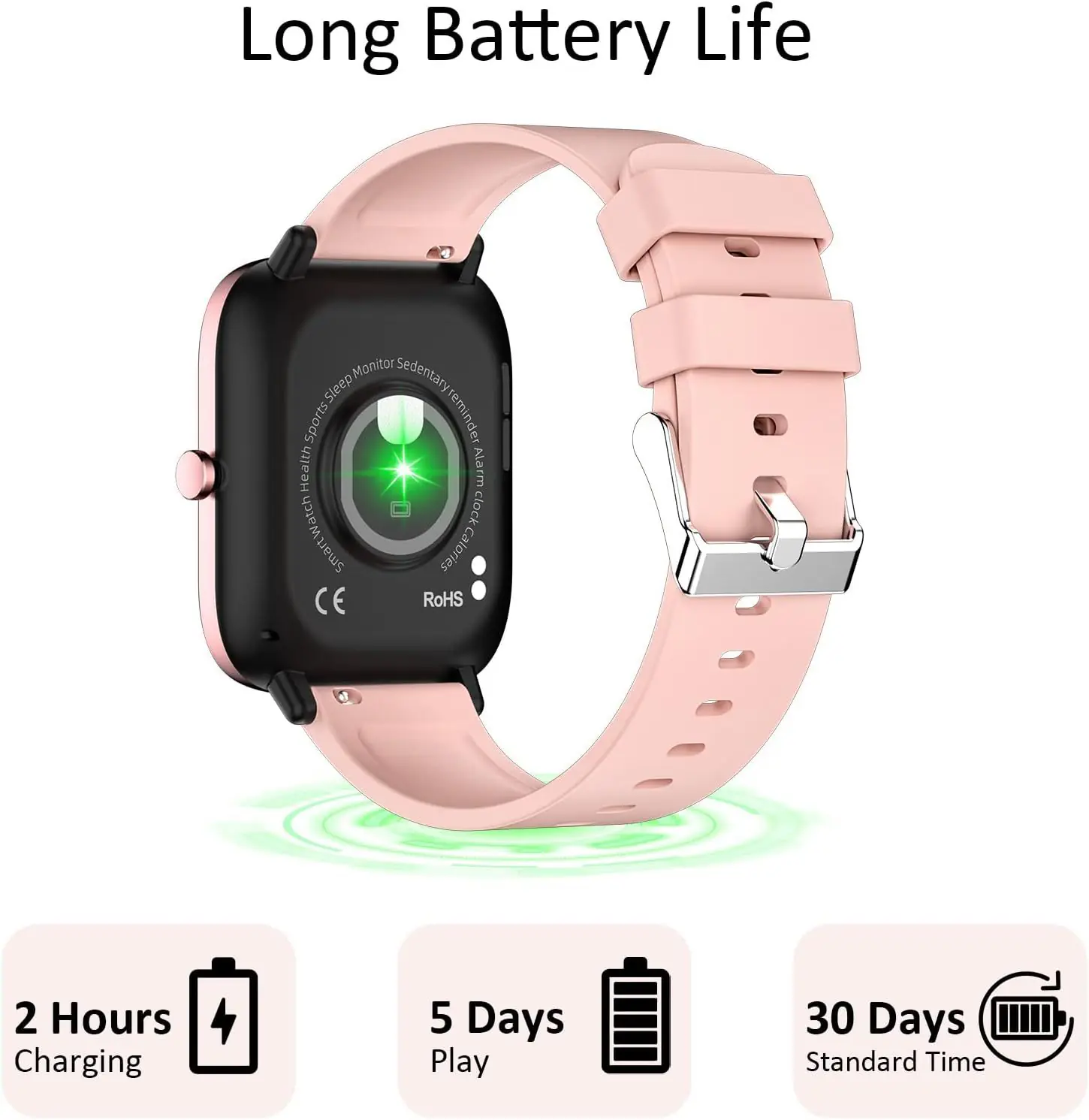 New Smartwatches Now On Sale, Featuring Message Alerts, Call Answering, Health Monitoring, Activity Tracking, Notification Reminders, And Fitness Functions.Not Waterproof - Image 3
