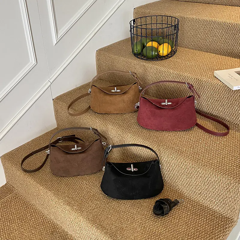 Womens Fashionable Retro Tote Shoulder Bag - 图片 4