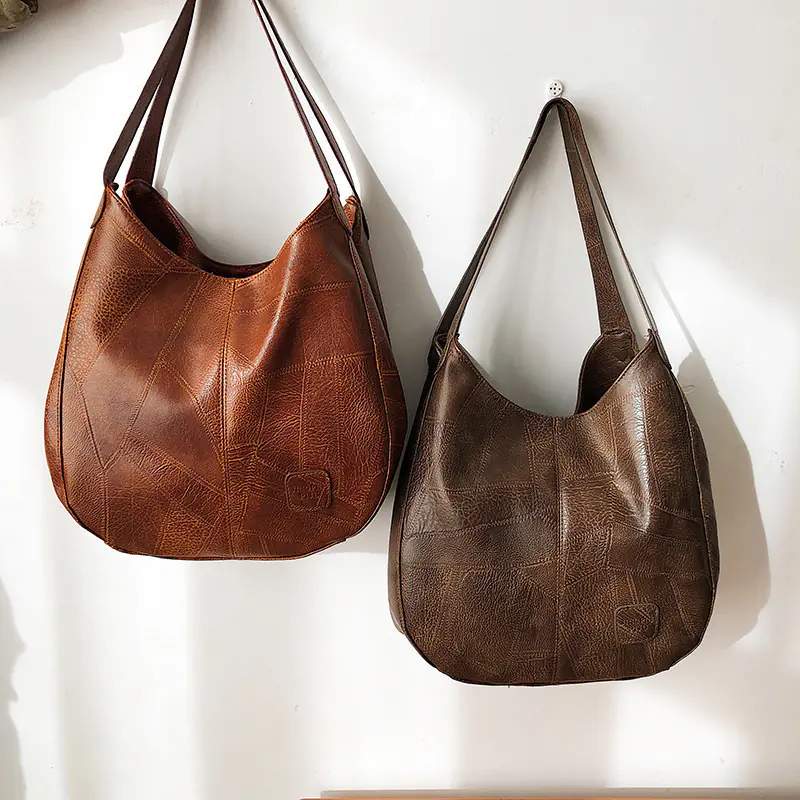 Womens Soft Leather Bag Stylish Shoulder And Tote Bag - 图片 3