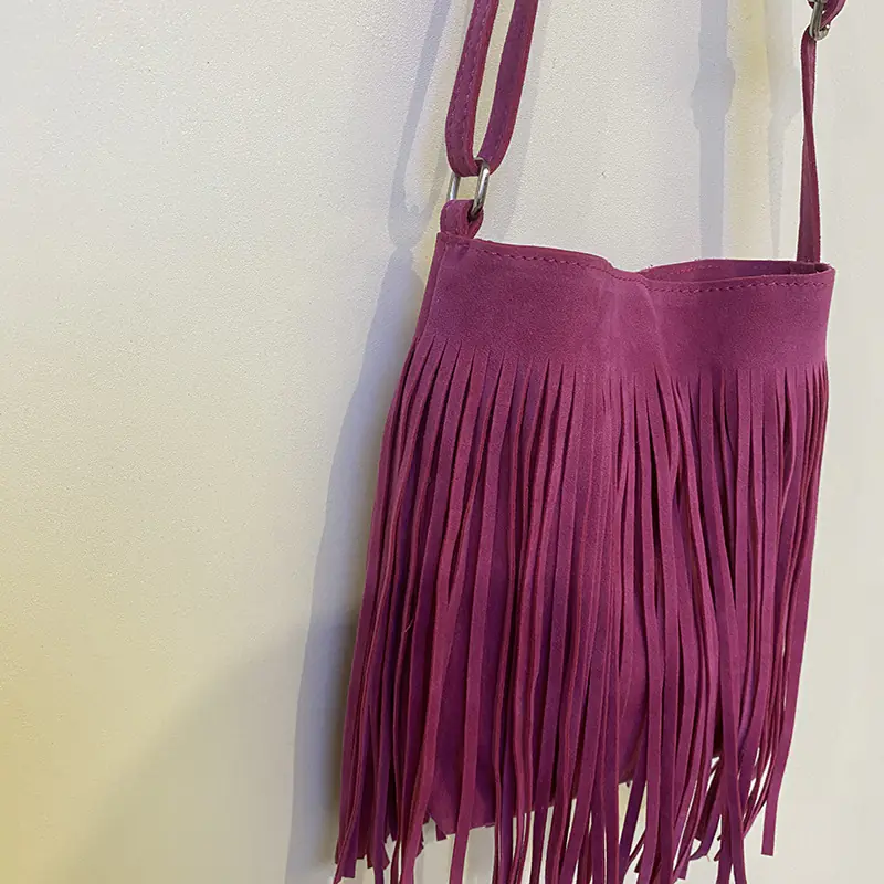 Artistic Tassel Simple And Popular Shoulder Bag - 图片 3