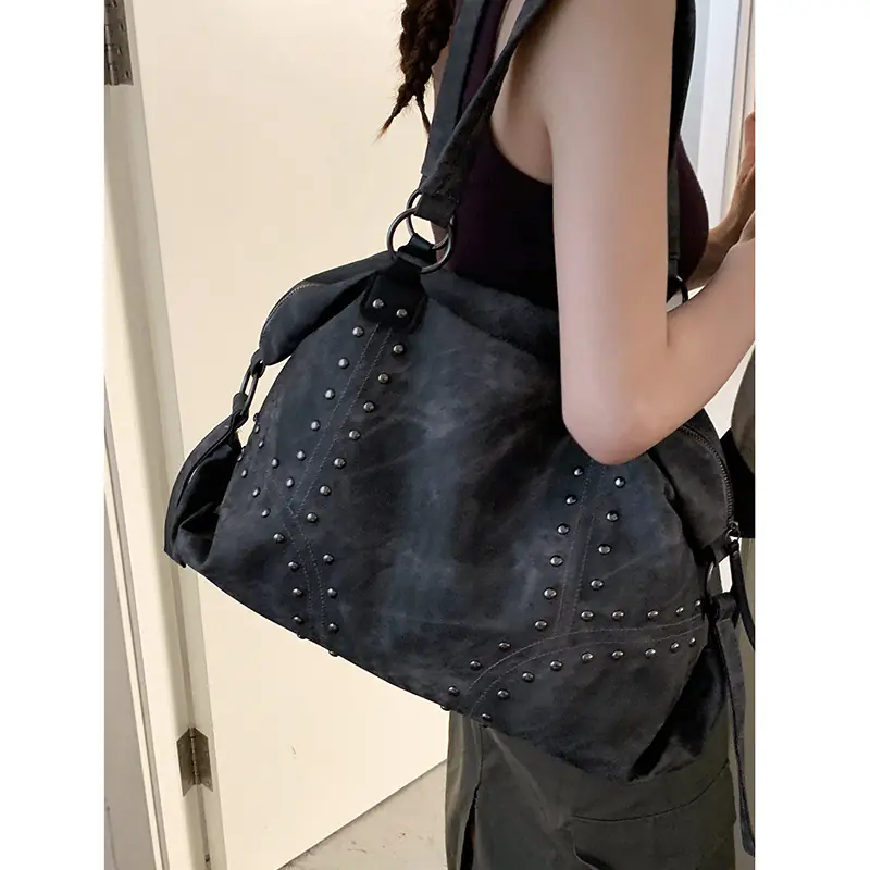 Post-apocalyptic Vintage Minimalist Tote Bag With A Large Capacity - 图片 6