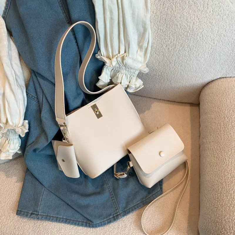 Western Style Hand Shoulder Bag Three-piece Messenger Bag - Image 8
