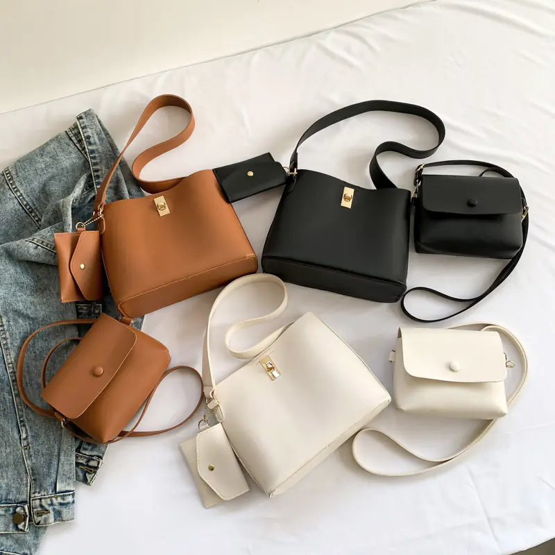 Western Style Hand Shoulder Bag Three-piece Messenger Bag - Image 5