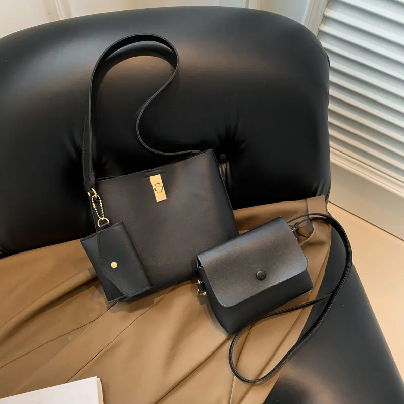 Western Style Hand Shoulder Bag Three-piece Messenger Bag - Image 7