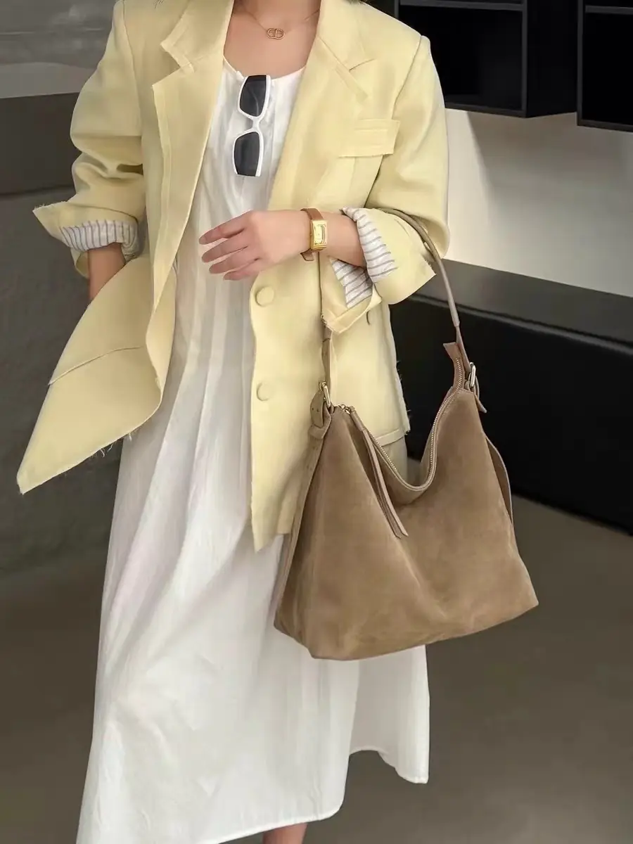 Womens Stylish High-Capacity Commuter Shoulder Bag - 图片 6