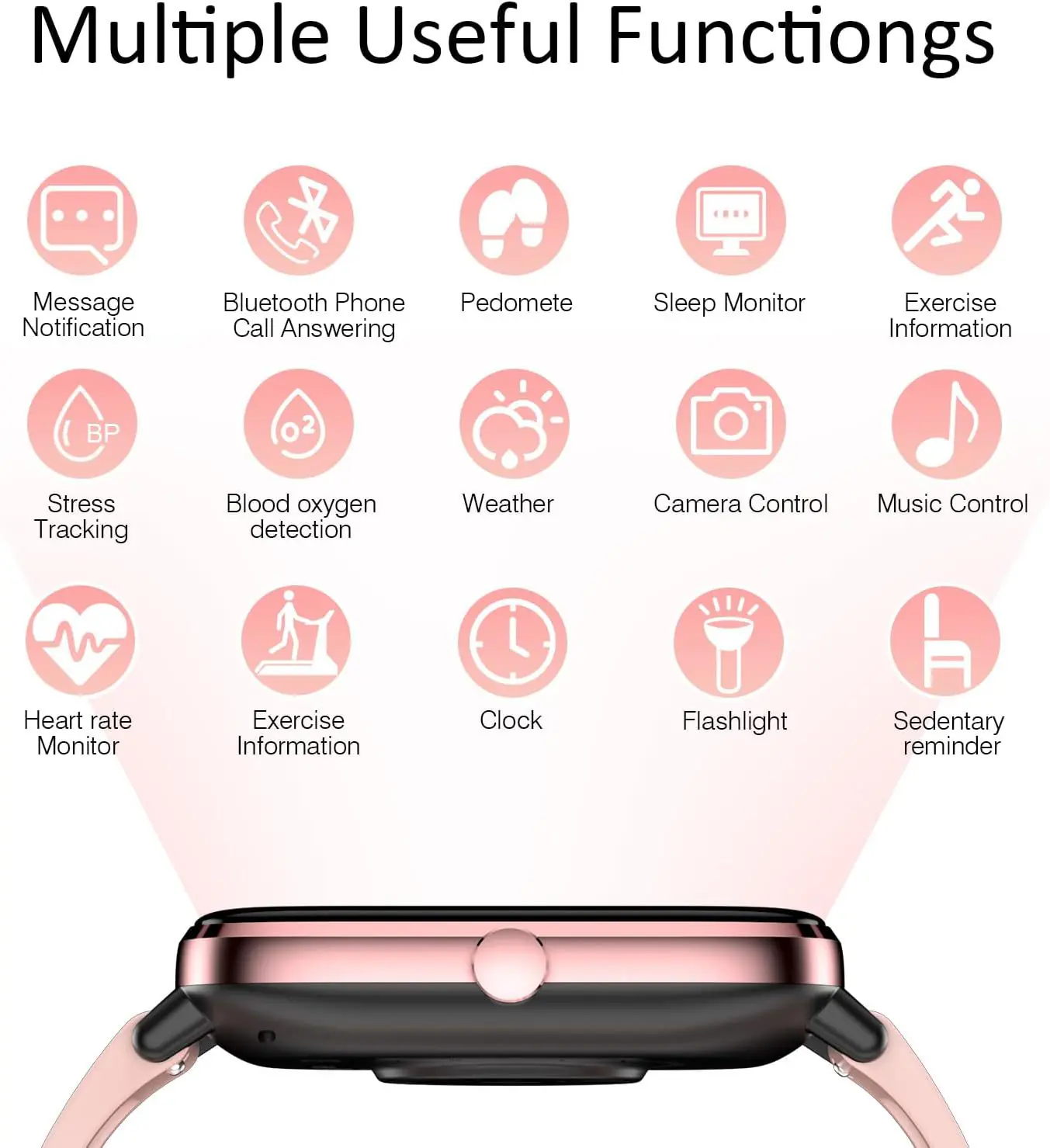 New Smartwatches Now On Sale, Featuring Message Alerts, Call Answering, Health Monitoring, Activity Tracking, Notification Reminders, And Fitness Functions.Not Waterproof - Image 5