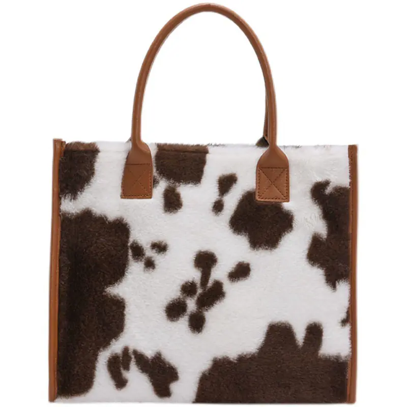Korean Style Large-capacity Handbag Fashion Western Plush - 图片 6