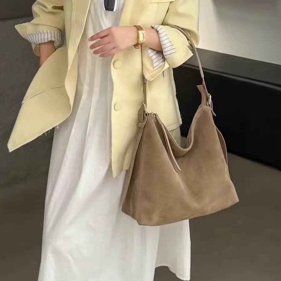 Womens Stylish High-Capacity Commuter Shoulder Bag - 图片 2
