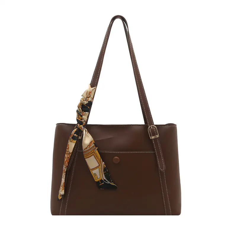 Womens Simple Casual High-Capacity Shoulder Bag - 图片 8