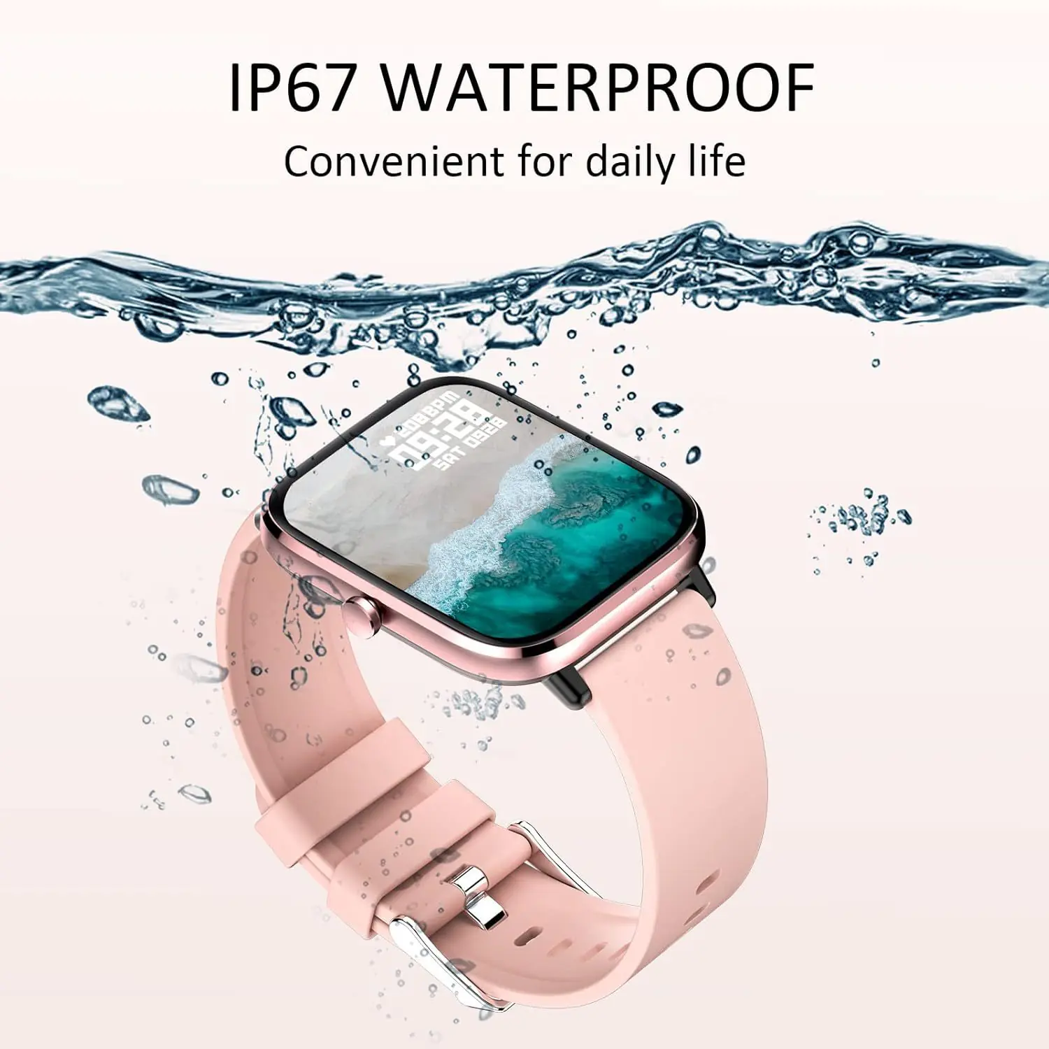 New Smartwatches Now On Sale, Featuring Message Alerts, Call Answering, Health Monitoring, Activity Tracking, Notification Reminders, And Fitness Functions.Not Waterproof - Image 4